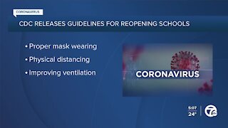 CDC releases roadmap for safely reopening schools for in-person learning