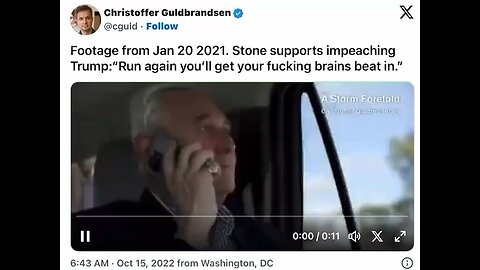I No Longer Am A Fan Of Roger Stone Or Those Who Support Him!