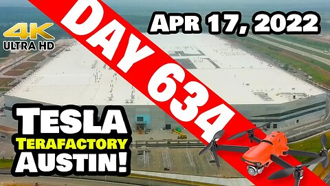 FLYING CIRCLES ON EASTER AT GIGA TEXAS! - Tesla Gigafactory Austin 4K Day 634 - 4/17/22-Tesla Texas