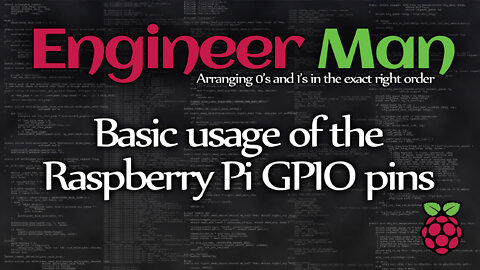 Basic usage of the Raspberry Pi GPIO pins