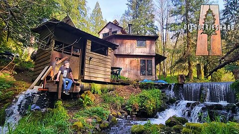 Living Off Grid for 46 Years | Al and his Hydroelectric Water Wheel