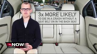 Why to wear a seat belt in the backseat