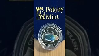 #Checkerboard #Wrasse #50p #Coloured #Cupro #Diamond #Finish #BIOT @ #ChangeChecker com #rarecoin