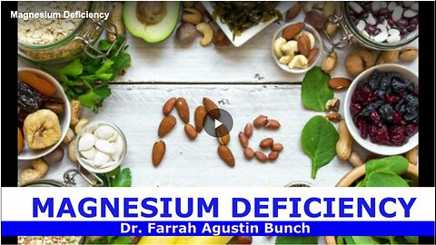 Learn about magnesium deficiency
