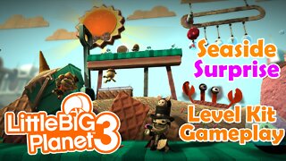 🌞🌴 LittleBigPlanet 3 - Seaside Surprise Level Kit - PlayStation 4 Gameplay 🌴🌞 😎Benjamillion