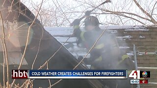 KCFD battles 2 vacant house fires, extremely cold temperatures