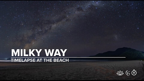 Milky Way Timelapse at the Beach