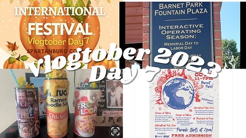 The International Festival @Barnet Park #vlogtober2023 Day 7!