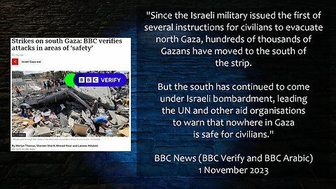 BBC verifies attacks in areas of "safety" in Gaza.