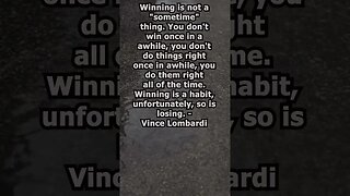 Vince Lombardi Quote of the day that can help you in your daily life