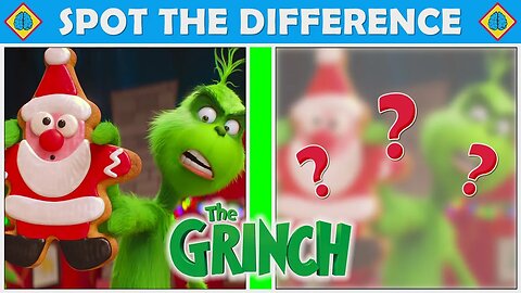 Spot The Difference | THE GRINCH | Find the Difference 🎄 Christmas Game 🎅