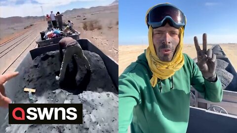 Blogger documents 19-hour journey across Sahara while train-hopping