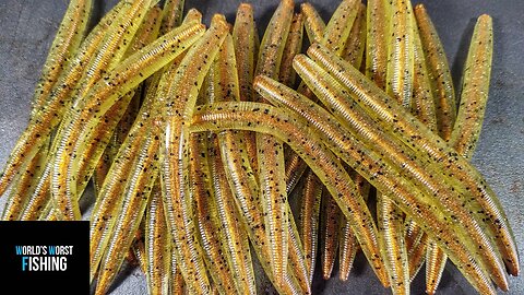 Goldfinger Core-Shot Worms; Making Soft Plastic Lures