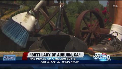 Butt lady picks up one million cigarette butts