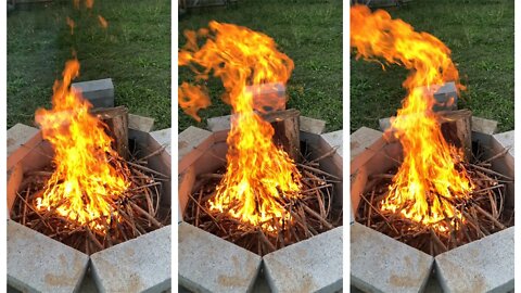 Captivating Fire in Slow Motion