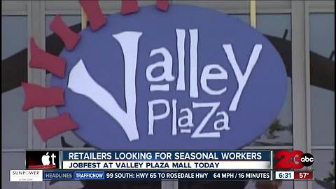 Job Fair: Over two dozen stores at Valley Plaza Mall looking for seasonal employees