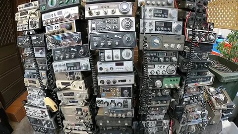 CB Radio Collection from Hoarder