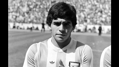 A tribute to the late football legend Diego Maradona