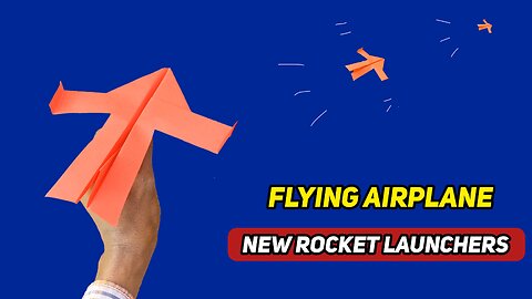 How to Make Paper Flying Rocket airplane ✈️