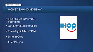 Money Saving Monday: IHOP pancakes deal