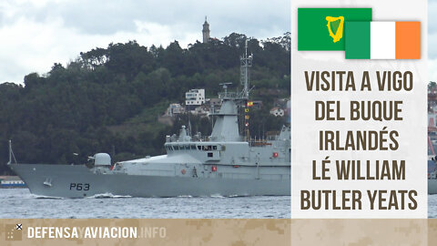 Visita a Vigo del buque irlandés LÉ William Butler Yeats