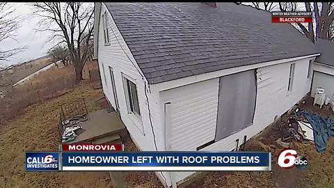 Call 6 Investigates, Better Business Bureau help Monrovia woman repair damaged roof