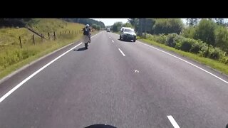 Riding on beautiful Welsh roads
