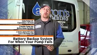 Preventative maintenance for sump pumps