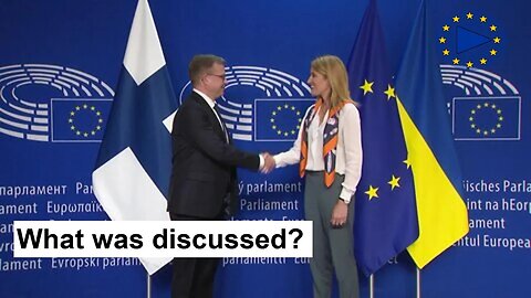 🇪🇺 Roberta METSOLA & Petteri ORPO Meet at European Parliament: Arrival, Welcome & Roundtable 🇪🇺