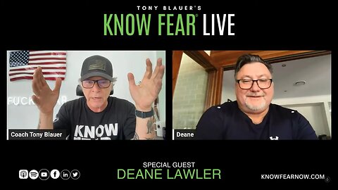 KNOW FEAR® LIVE: Deane Lawler
