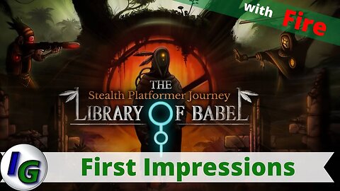 The Library of Babel First Impression Gameplay on Xbox with Fire