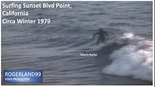 Surfing Sunset Blvd Point Circa 1979