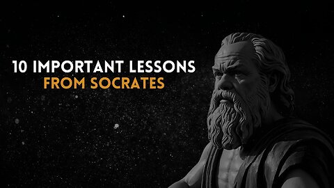 10 Important Lessons from Socrates | STOIC PRINCIPLES