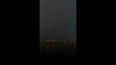 Bad weather in Dubai