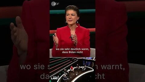 So reagiert Wagenknecht auf Kritik | Lanz #shorts