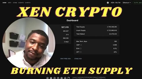 XEN CRYPTO TAKING ETH BY STORM - MAKES ETHEREUM HYPER DEFLATIONARY