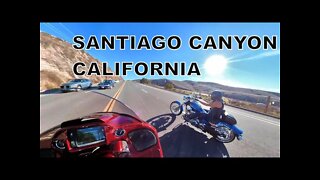 Cruising Santiago Canyon. Silverado California.