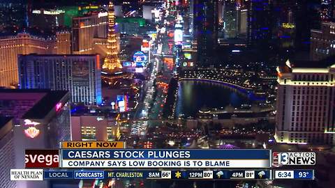 Caesars stock plunges on Tuesday