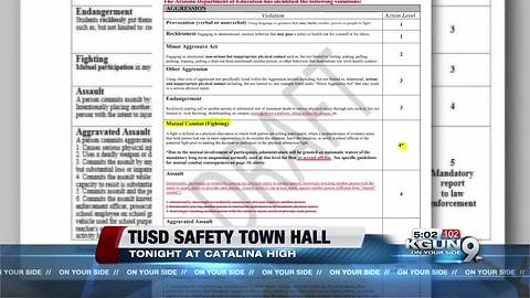 TUSD town hall focuses on school safety