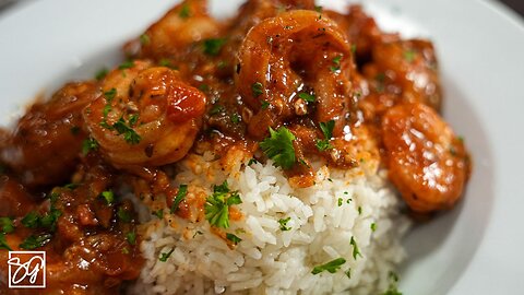 Smothered Okra and Shrimp Recipe | Soul Food Sunday