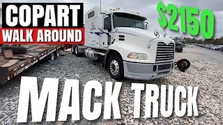 Copart Walk Around Mack Truck Rebuild? Trolls Blasted