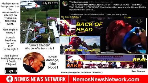OPERATION BIG RED ARROW - FAKE TRUMP ASSASSINATION ATTEMPT (WITH REAL MURDER)