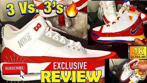 Nike Zoom Lebron III “SuperBron” VS Air Jordan 3 Tinker Hatfield: Sneaker-Wars #001