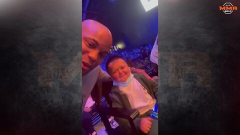 Hasbulla and Daniel Cormier at UFC 267