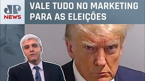 Foto de Trump fichado vira “santinho” de campanha; Marcelo Favalli analisa
