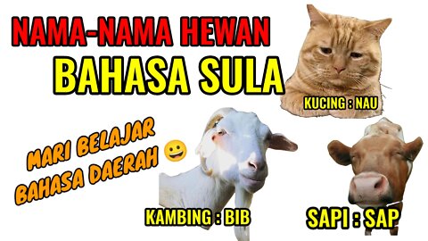 Nama Hewan Dalam Bahasa Sula