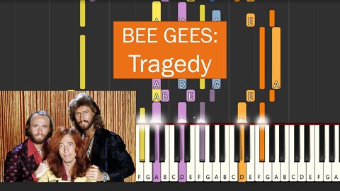 Bee Gees - Tragedy (Keyboard and Organ Tutorial)