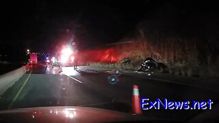 Car Fire on Hwy 97