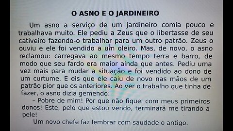 O Asno e o Jardineiro