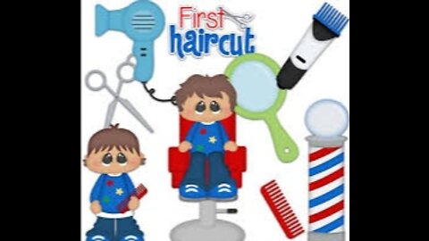 Baby first haircut